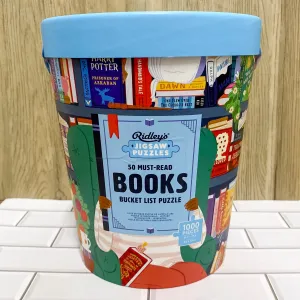 50 Must-Read Books of the World Bucket List 1000-Piece Puzzle