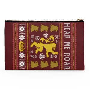 A Lion Always Wraps Their Gifts - Accessory Pouch