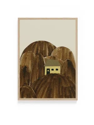 A5 Mountain Cabin Print