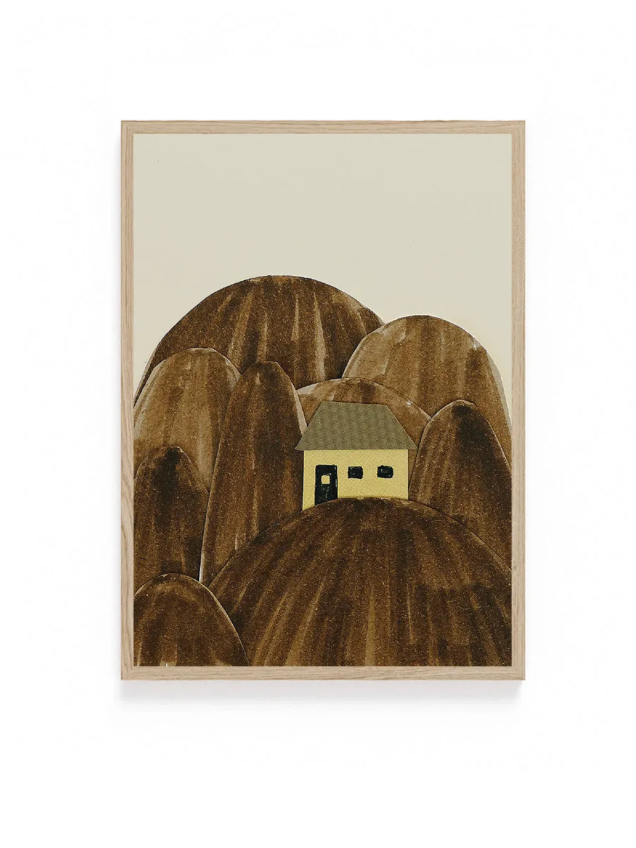 A5 Mountain Cabin Print