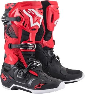 ALPINESTARS Tech 10 Boots - Black/Red - US 9 2010020-31-9