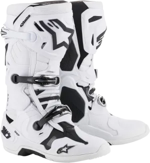 ALPINESTARS Tech 10 Boots - White - US 9 2010020-20-9