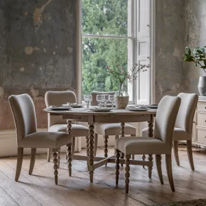 Amos Artisan Round Ext Dining Table