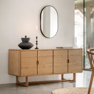 Amos Craft 4 Door Sideboard Natural