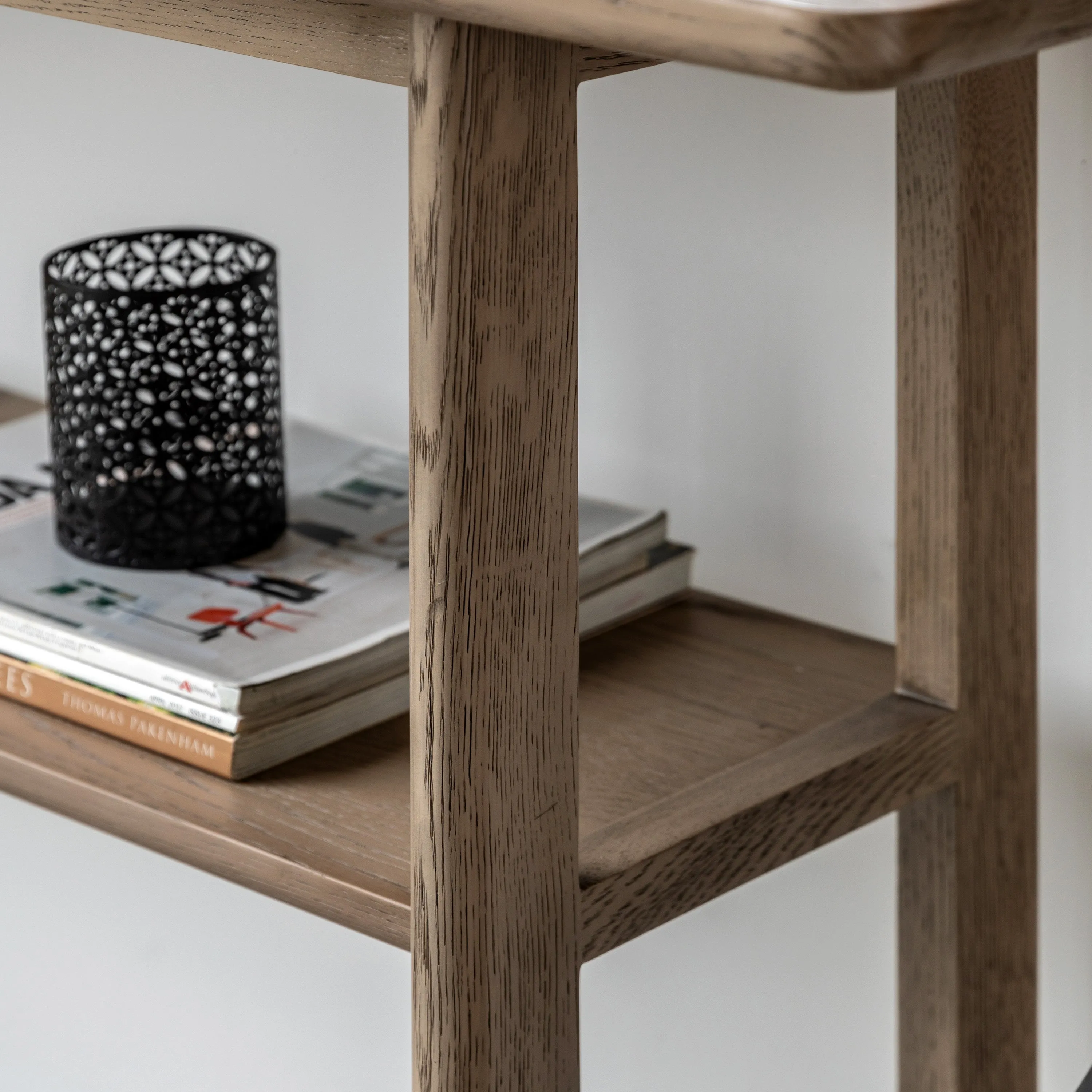 Amos Craft Console Table Smoked