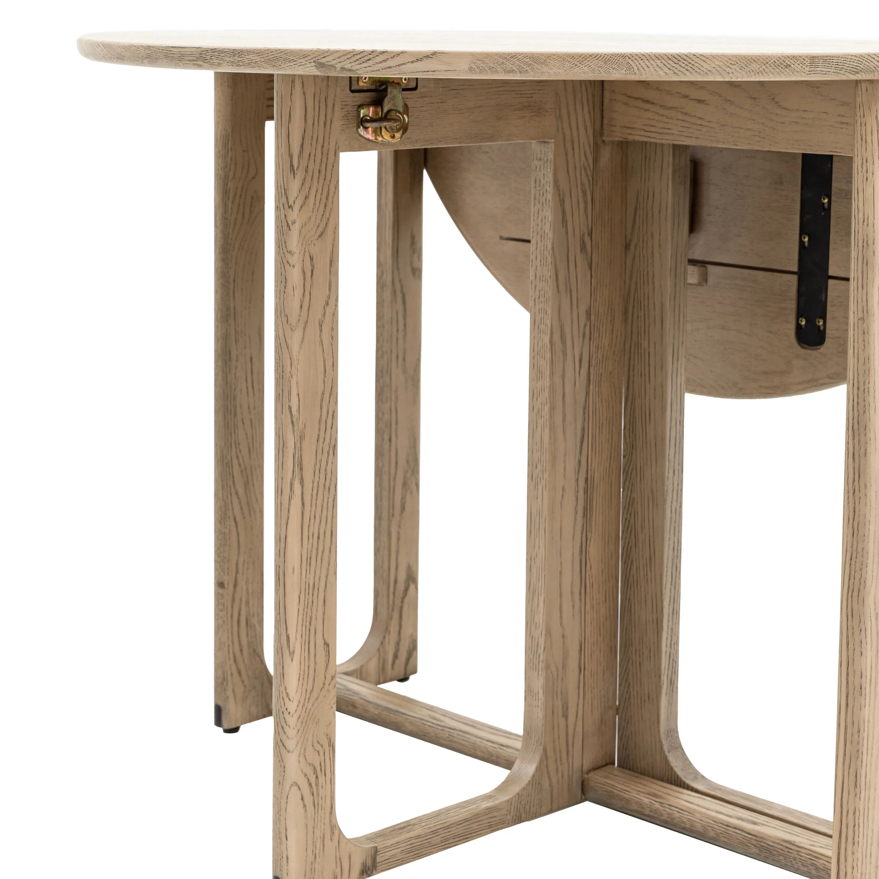 Amos Craft Folding Dining Table Smoked
