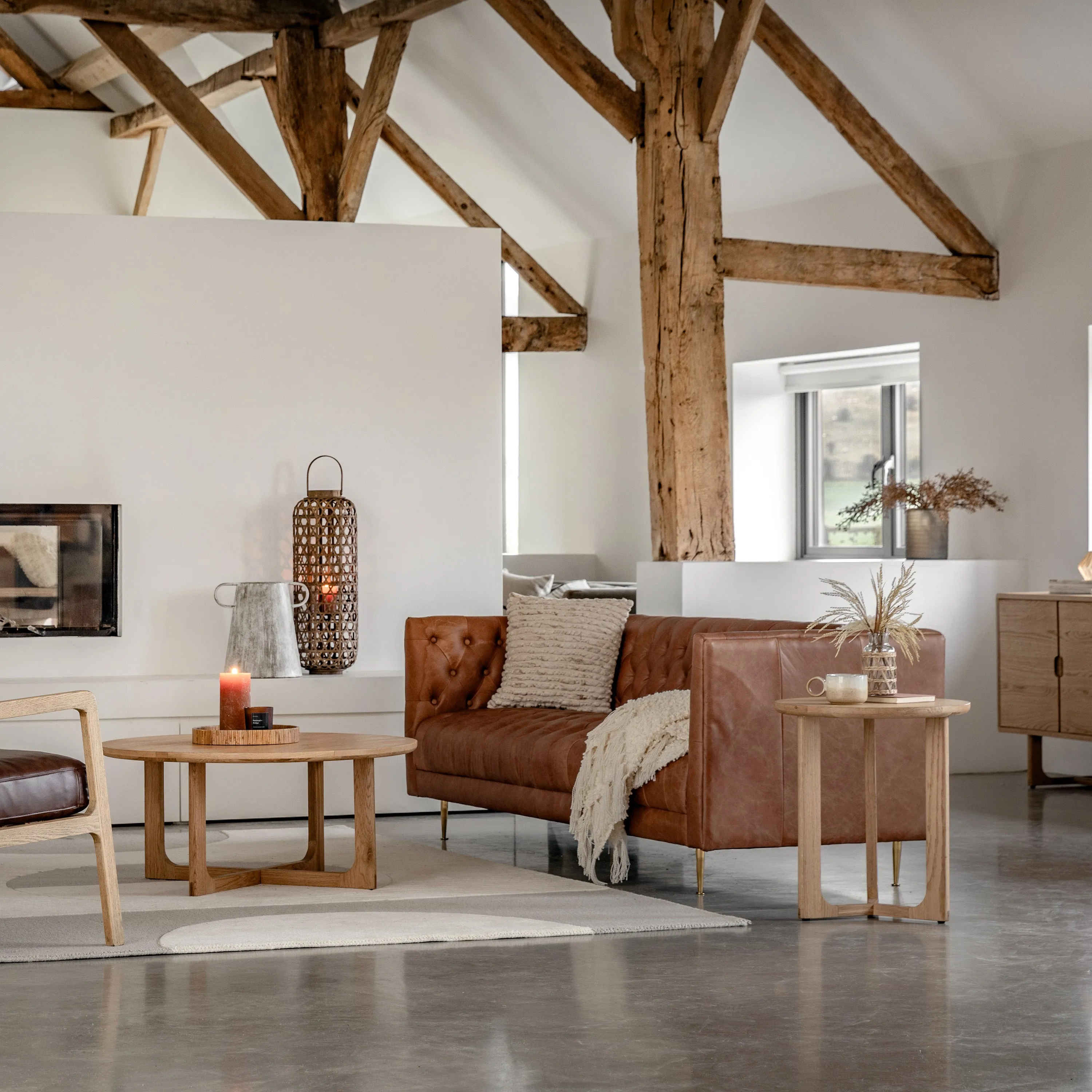 Amos Craft Side Table Natural