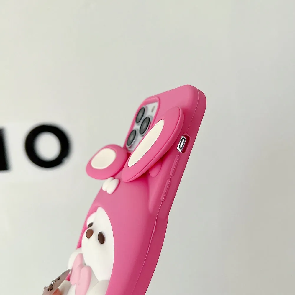 Anti-Slip Bunny TPU (Soft) Silicone Phone Case - iPhone 15