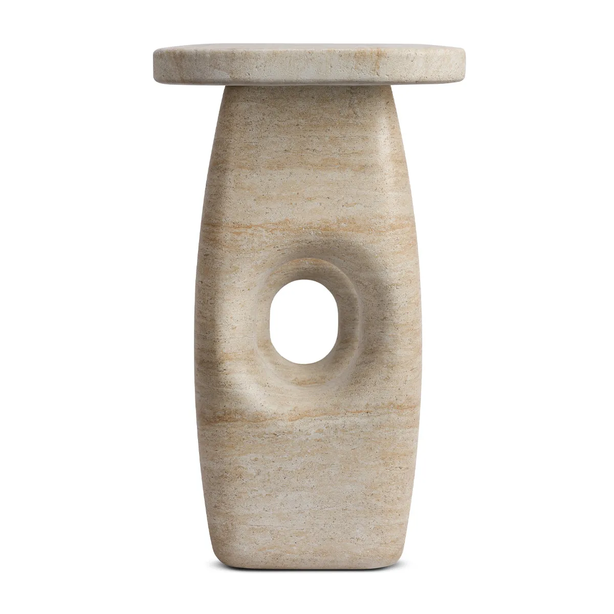 Azzurra Console (Travertine Finish)