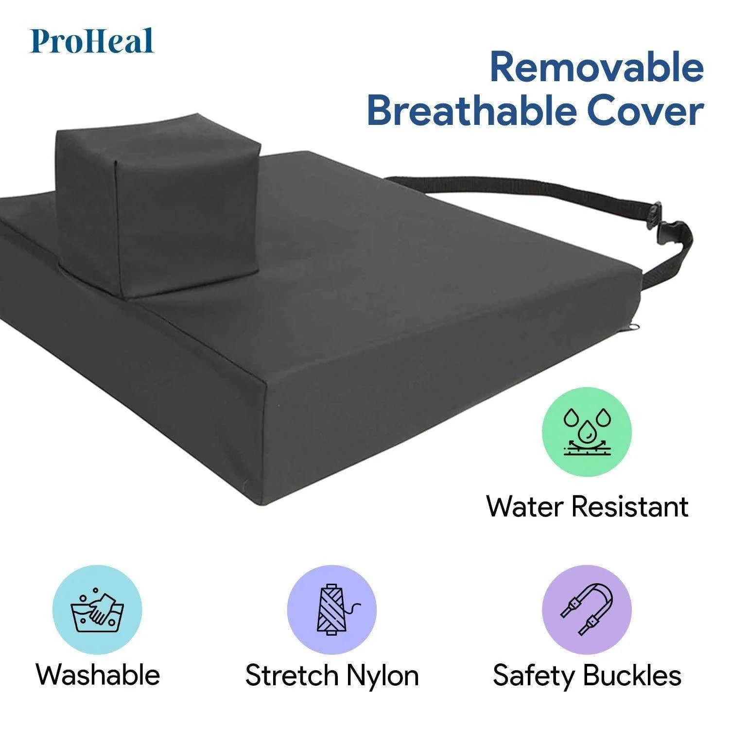 Bariatric Foam Wedge & Pommel Seat Cushion