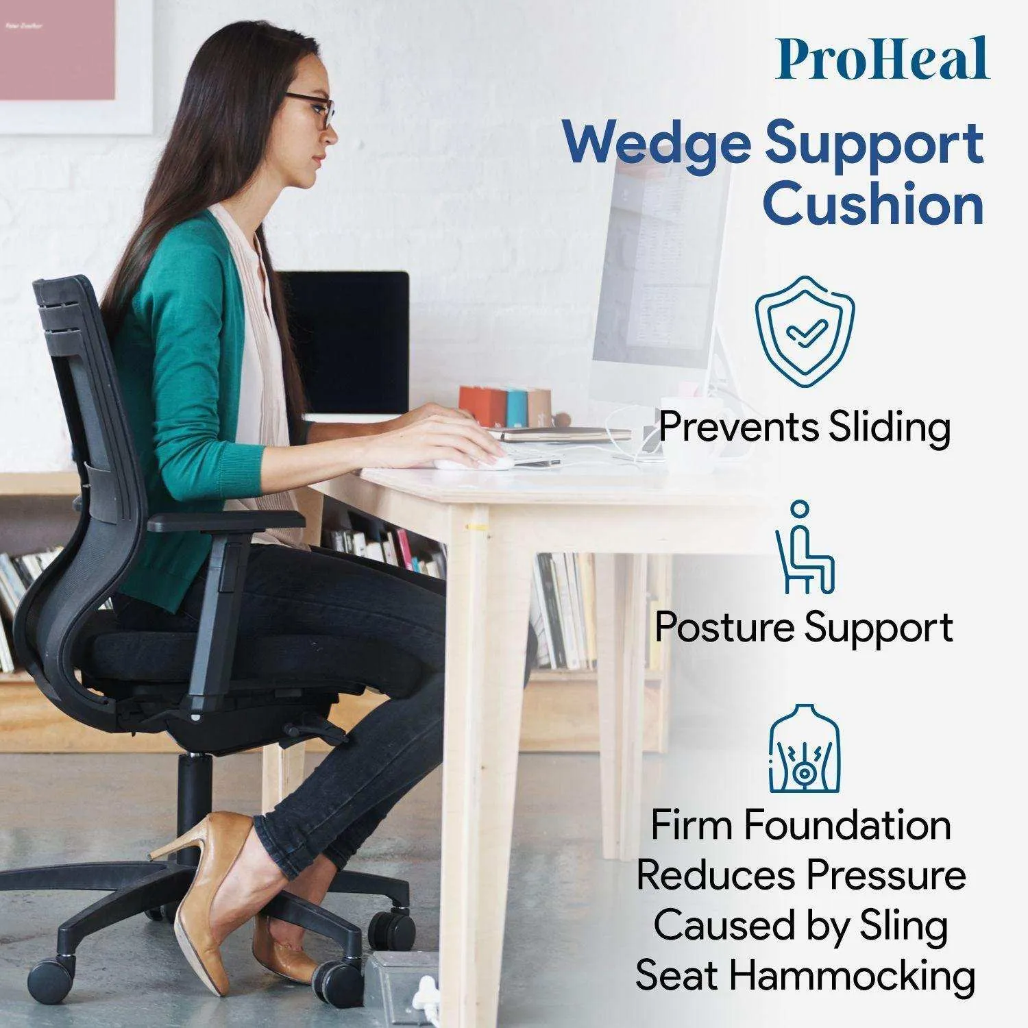 Bariatric Foam Wedge & Pommel Seat Cushion