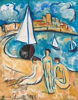Bathers - Irma Stern - Figurative Art Painting - Posters