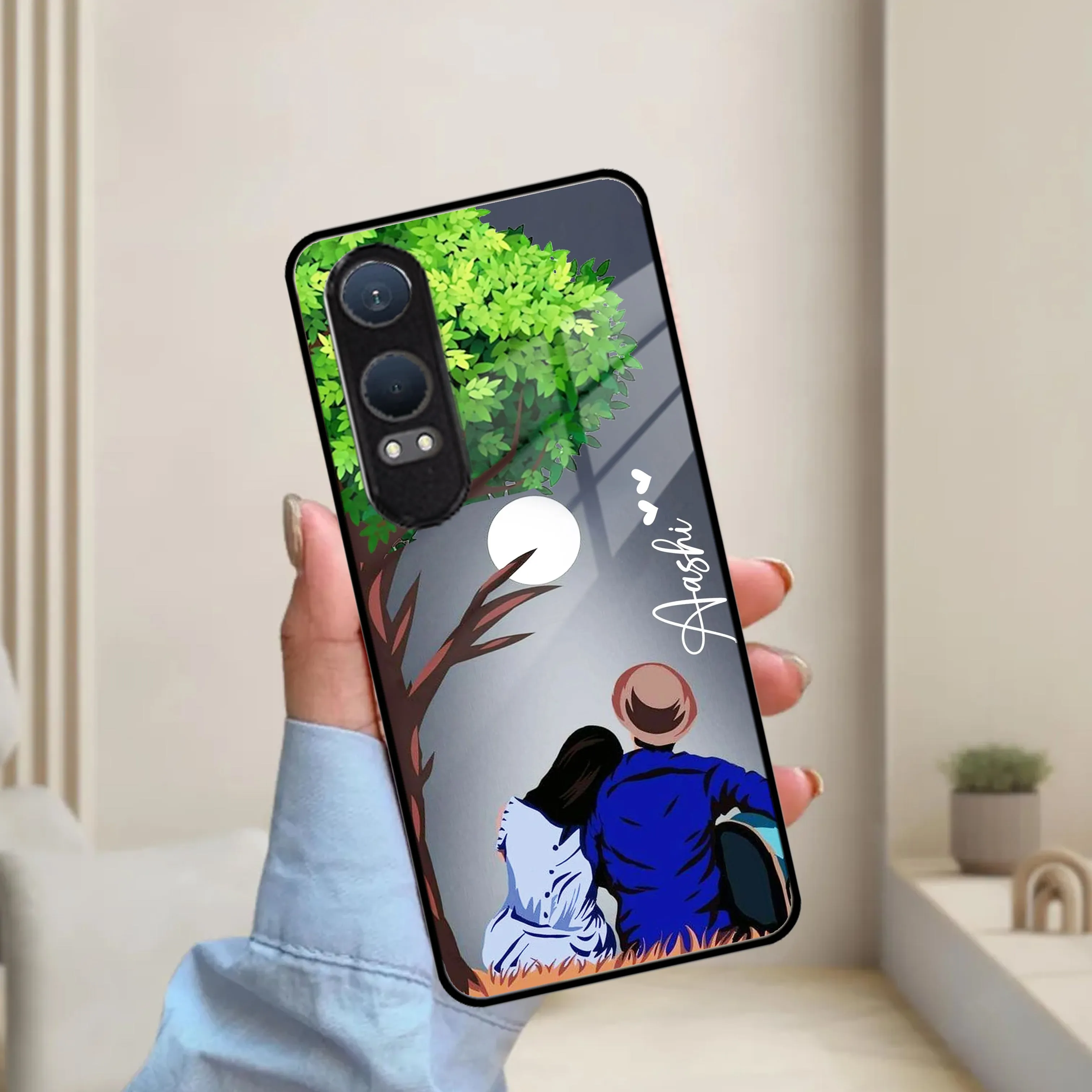 Couple Glossy Metal Case Cover For OnePlus