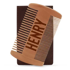 Custom Beard Comb-For Him-Dad