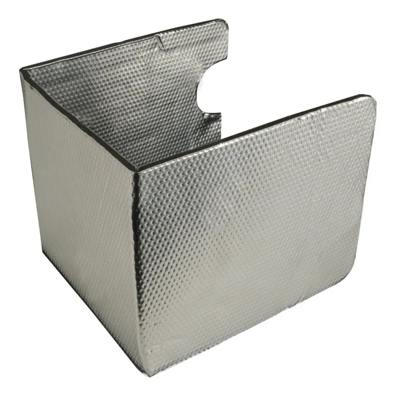 DEI Heat Barrier - Form-A-Barrier - 12 x 12" Sheet - Self Adhesive Backing - Aluminized Insulated Matt - Silver