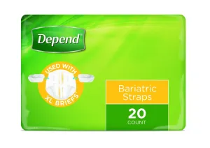 Depend® Bariatric Straps (Pair) (Packet 20)