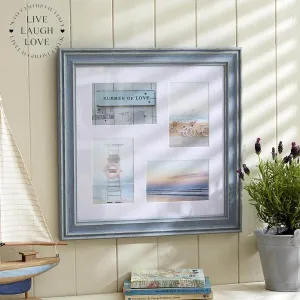 Distressed Nautical Blue Multi Frame