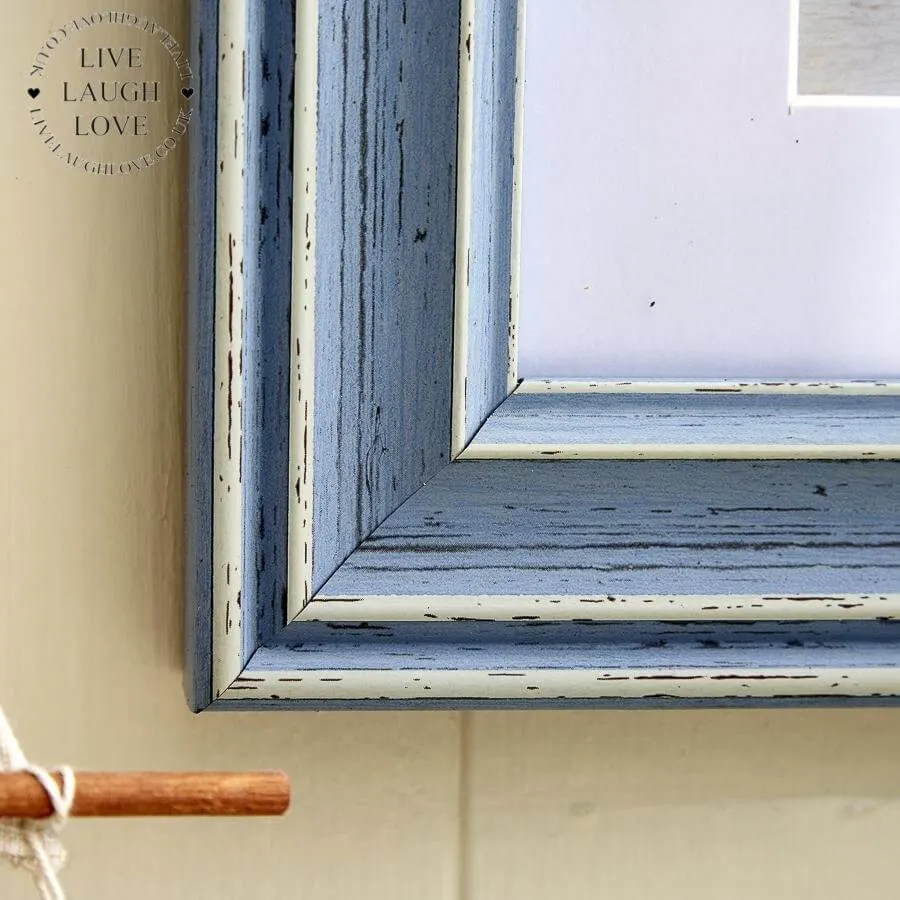 Distressed Nautical Blue Multi Frame