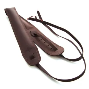 DSL 2.5" Leather Banjo Strap - Saddle Brown/Brown