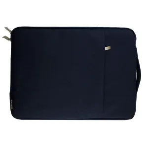 Fabric Zipper Sleeve - Dark Blue