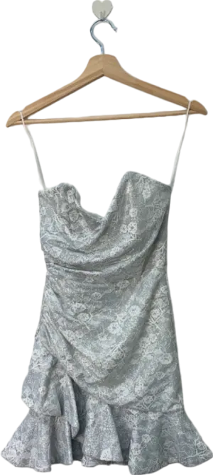 Fashion Nova White Lace Mini Dress XS