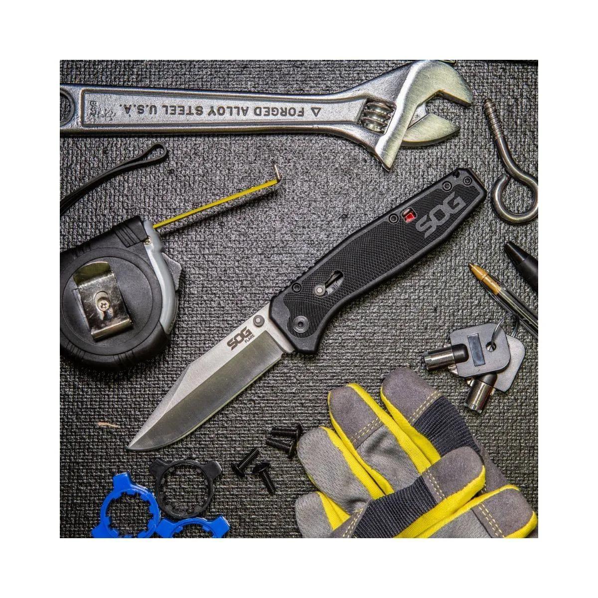 Flare Assist Folding Knife - FLA1001-CP