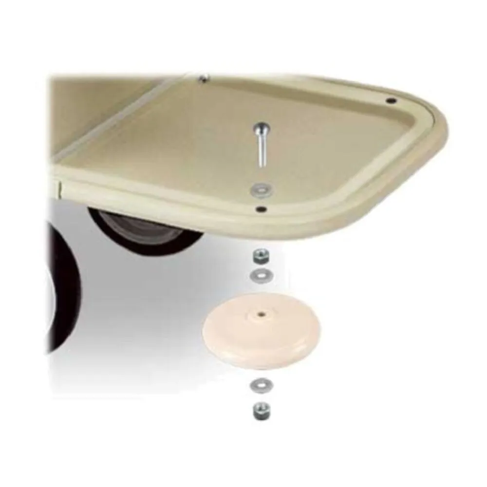 Forbes Industries 1605-S 3" Standard Wheel & Stem Swivel Caster