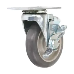 Forbes Industries 1610-S 4" Standard gray Wheel & Swivel Caster