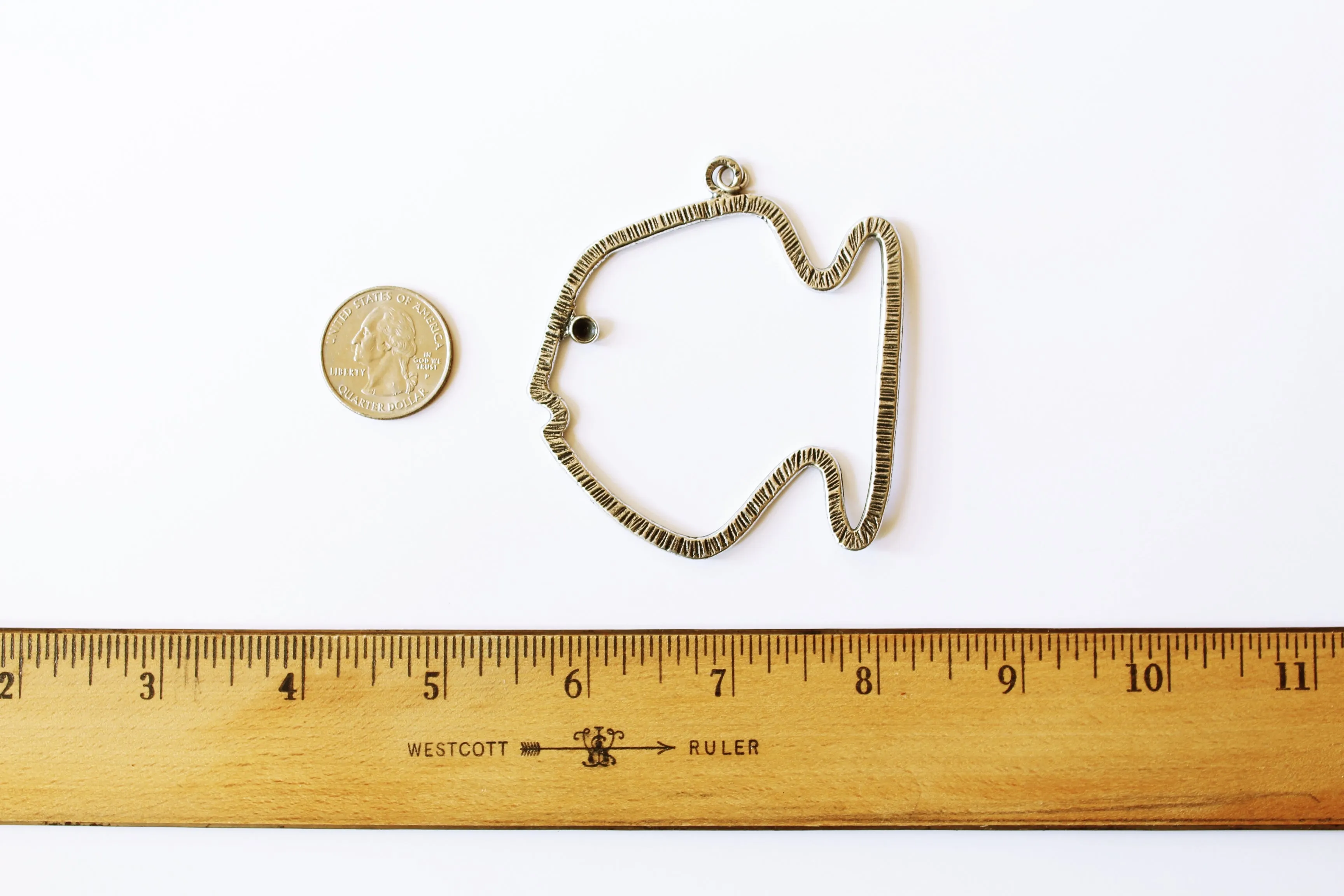 Frank the Fish - Large Outline Pendant