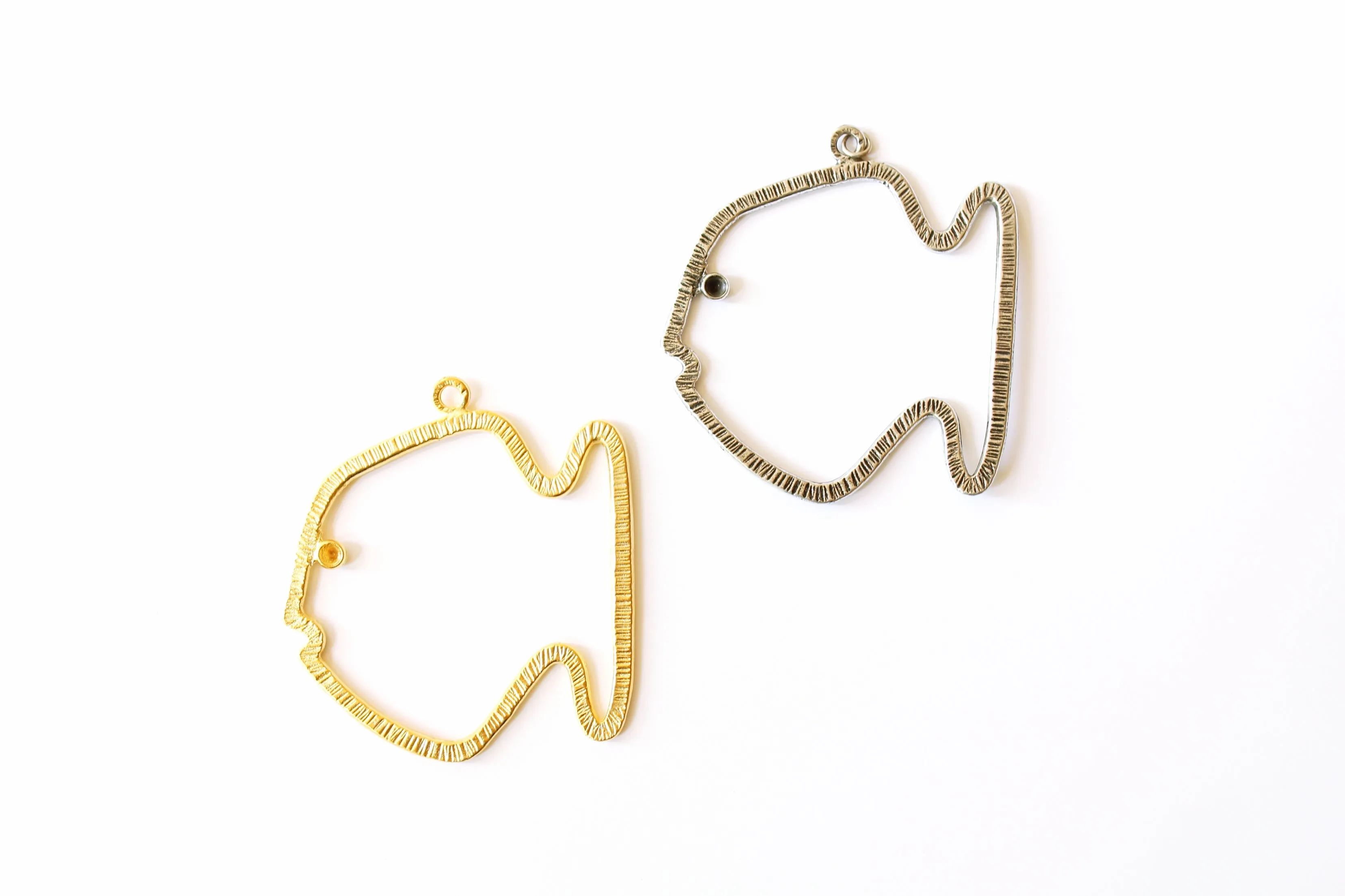 Frank the Fish - Large Outline Pendant