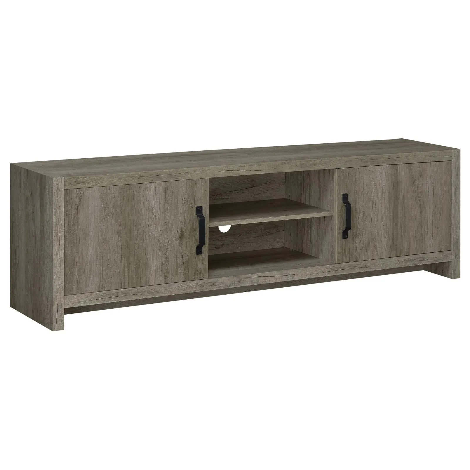 G701025 Modern Grey Driftwood TV Console
