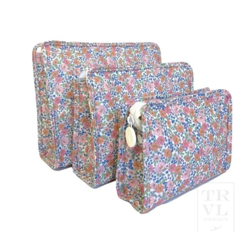 Garden Floral Medium Cosmetic