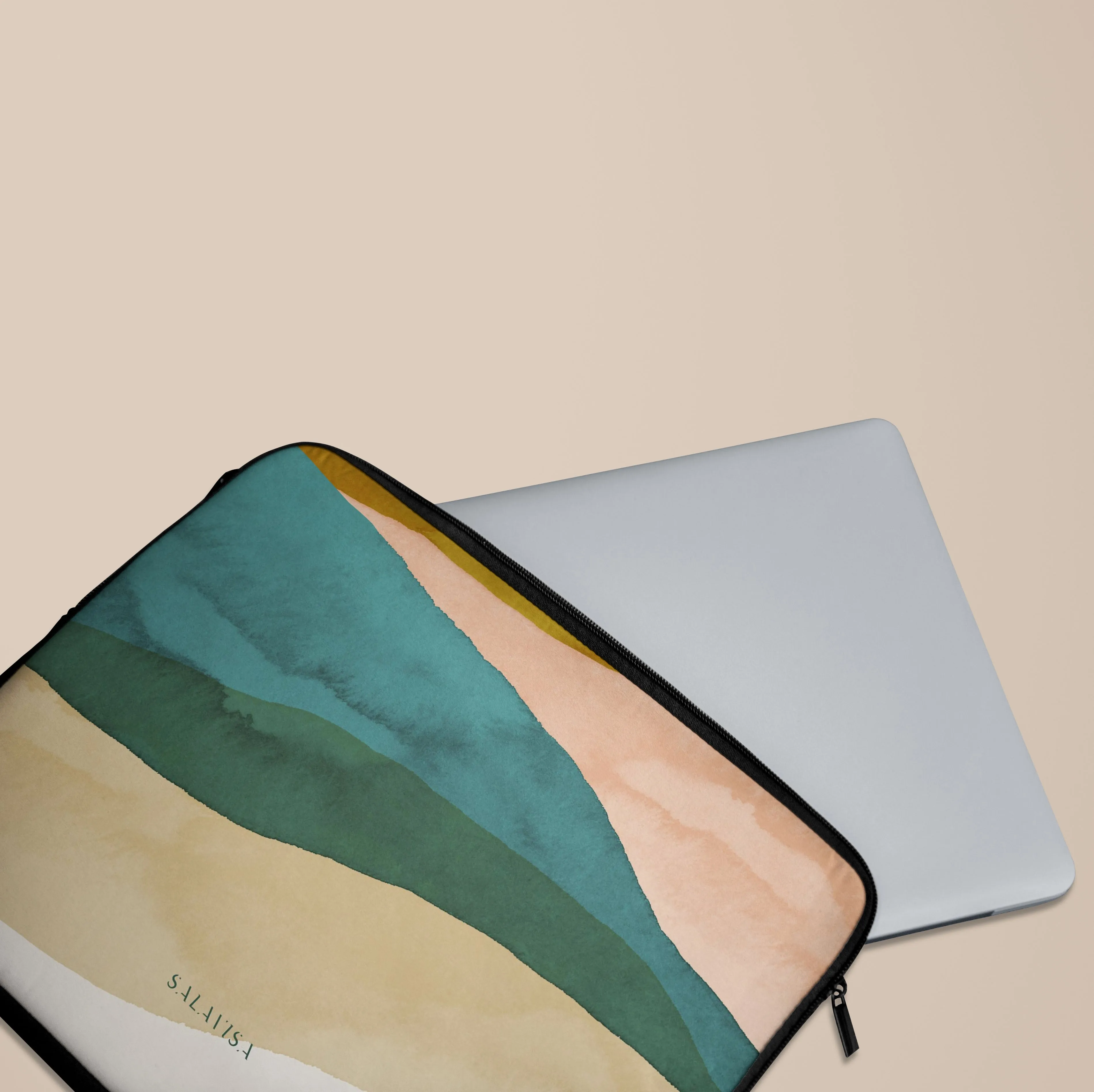 Green Zen Laptop Sleeve