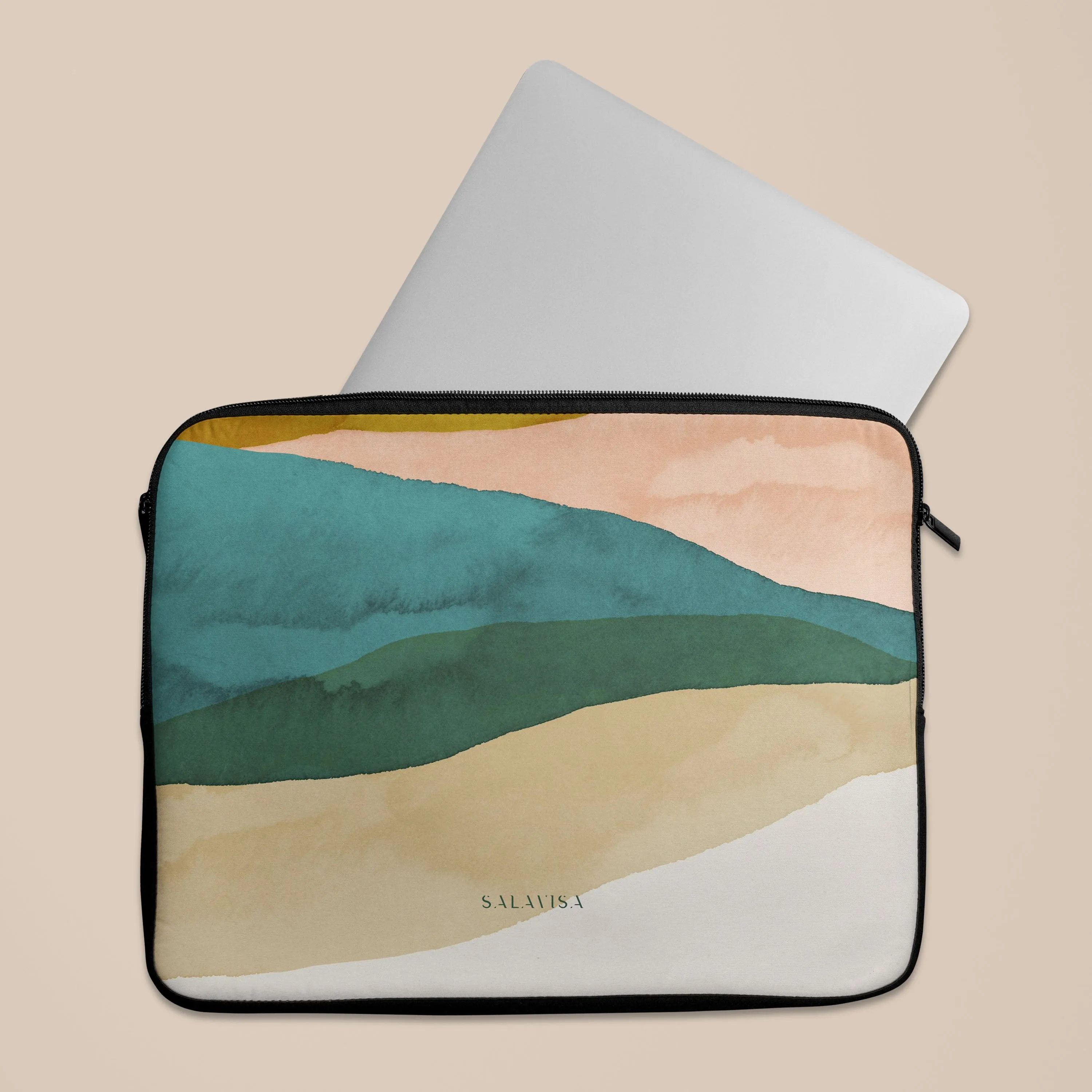 Green Zen Laptop Sleeve