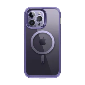 iPhone 14 Pro 6.1 inch Unicorn Beetle EDGE MAG with Screen Protector Clear Case-Deep Purple