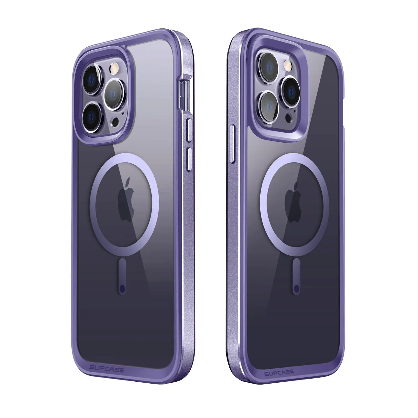iPhone 14 Pro 6.1 inch Unicorn Beetle EDGE MAG with Screen Protector Clear Case-Deep Purple