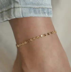 Key Largo Mini Disc Water Resistant Anklet