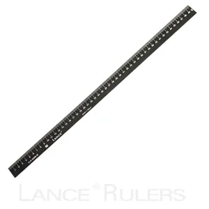 LANCE 50CM LEFT/RIGHT TOP EDGE METRIC RULE