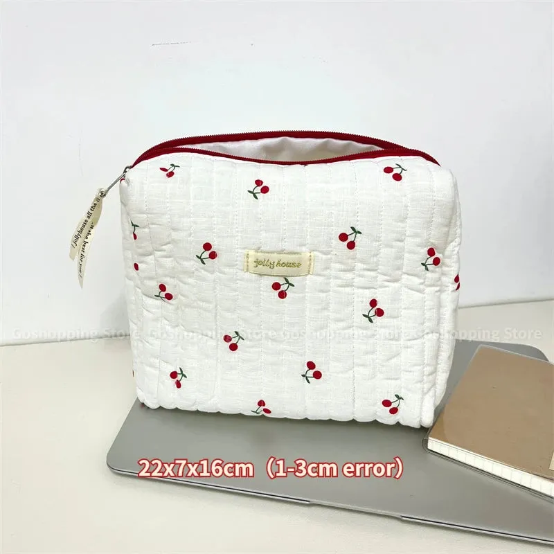 Large Capacity Women's Cosmetic Bags Cases Casual Ladies Small Storage Bag with Zipper Female Travel Clutch Bag Small Handbags