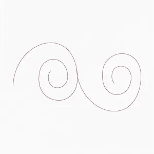 Large Swirl Edge to Edge 5x7 - Machine Embroidery Quilting Design