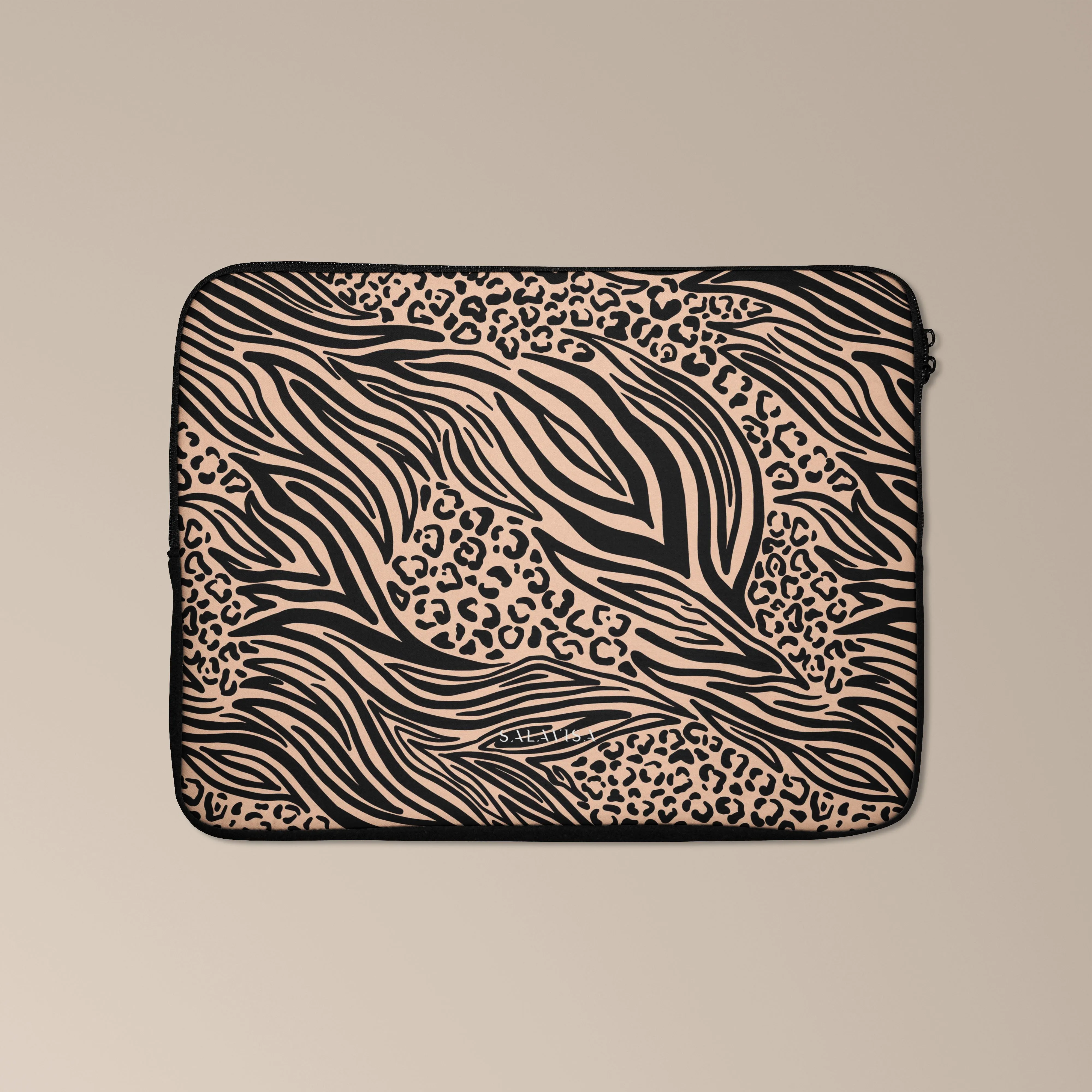 Light Zebra Laptop Sleeve