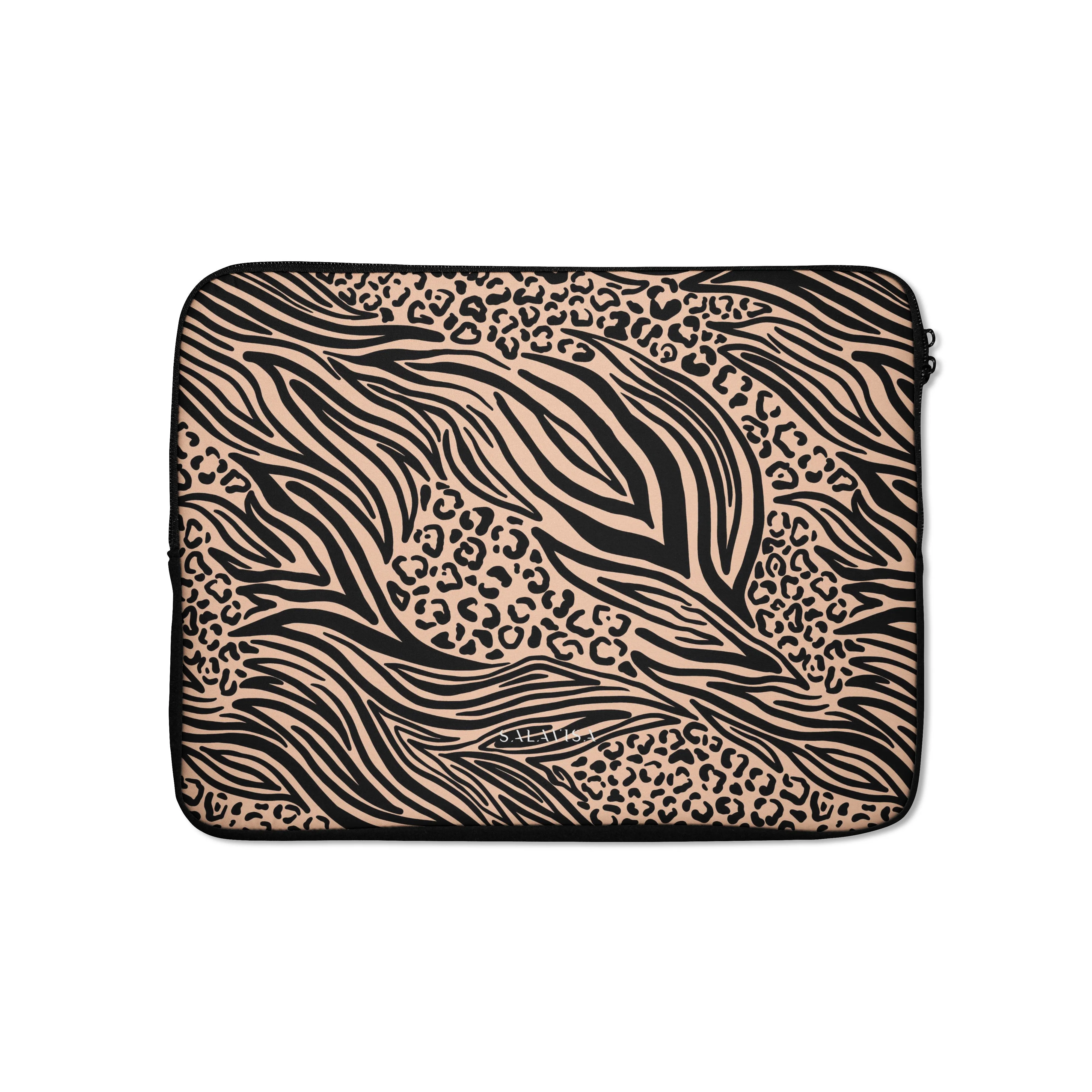 Light Zebra Laptop Sleeve