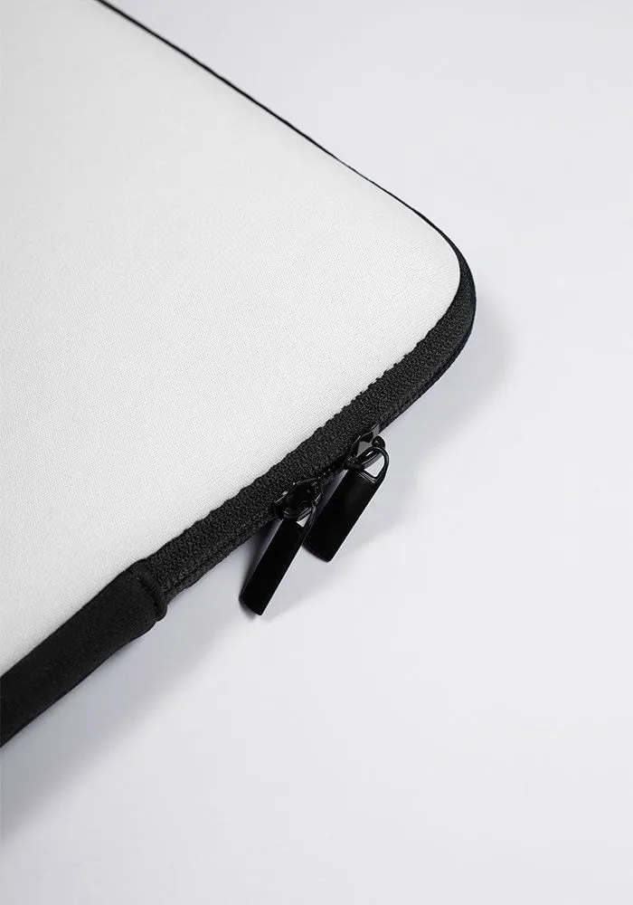 Light Zebra Laptop Sleeve