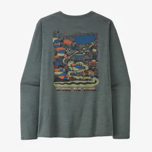 Long-sleeved Capilene Cool Daily Graphic Shirt - Lands