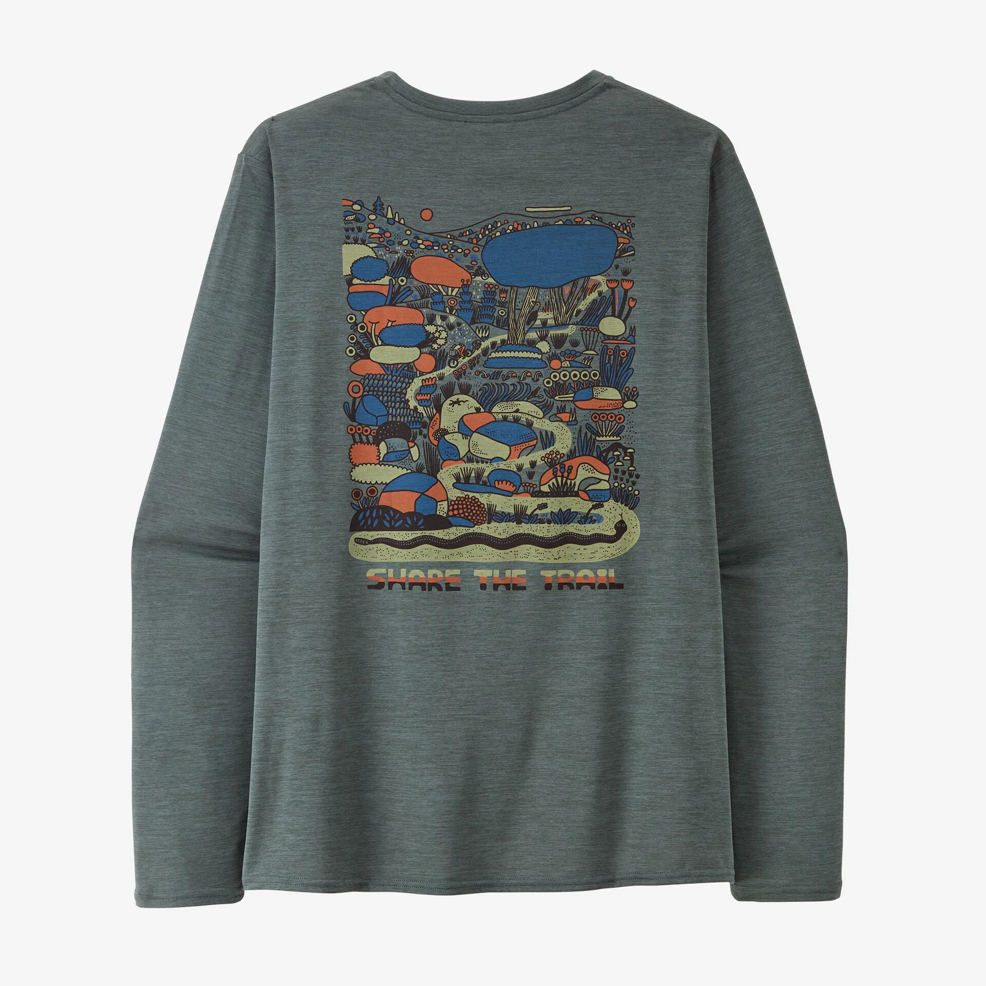 Long-sleeved Capilene Cool Daily Graphic Shirt - Lands