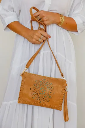 MANDALA CLUTCH/BAG - TAN