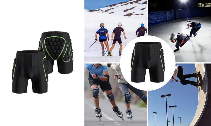 Men's Hip Butt Protection Padded Shorts
