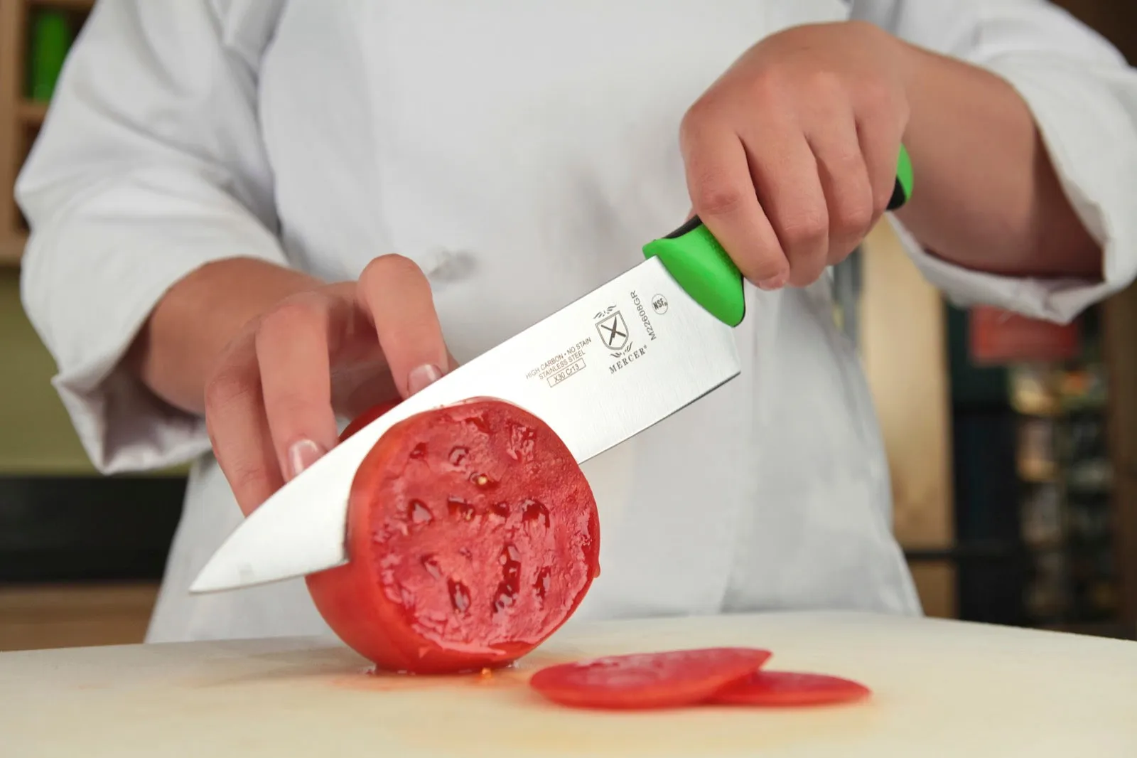 Mercer M22608GR 8" Millennia Chef's Knife, Green