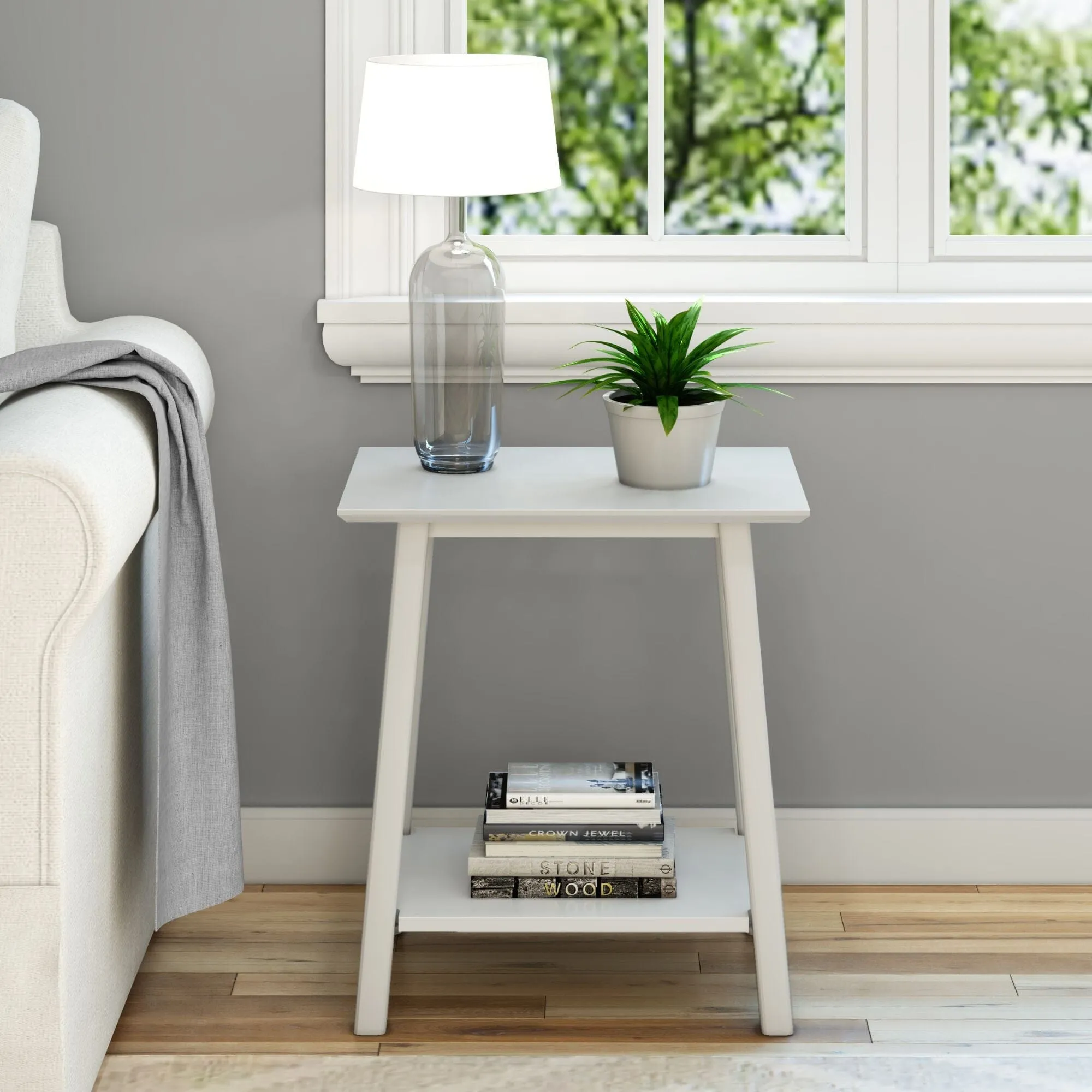 Mid-Century Modern Side Table - 23"