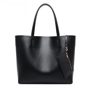 Modern Ladies Handbag from Genuine Leather (wallet included)